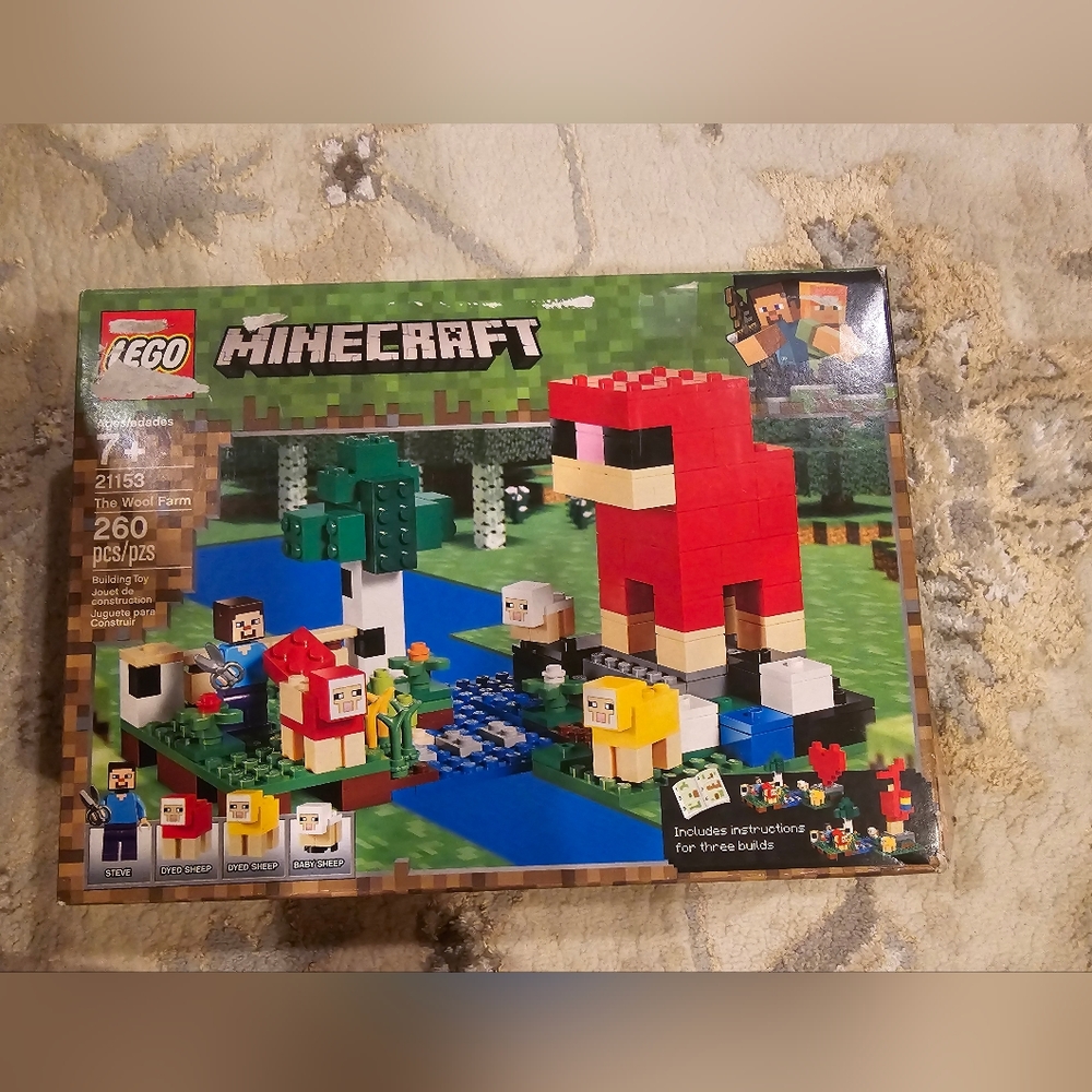 Lego Minecraft "The wool farm" 21153